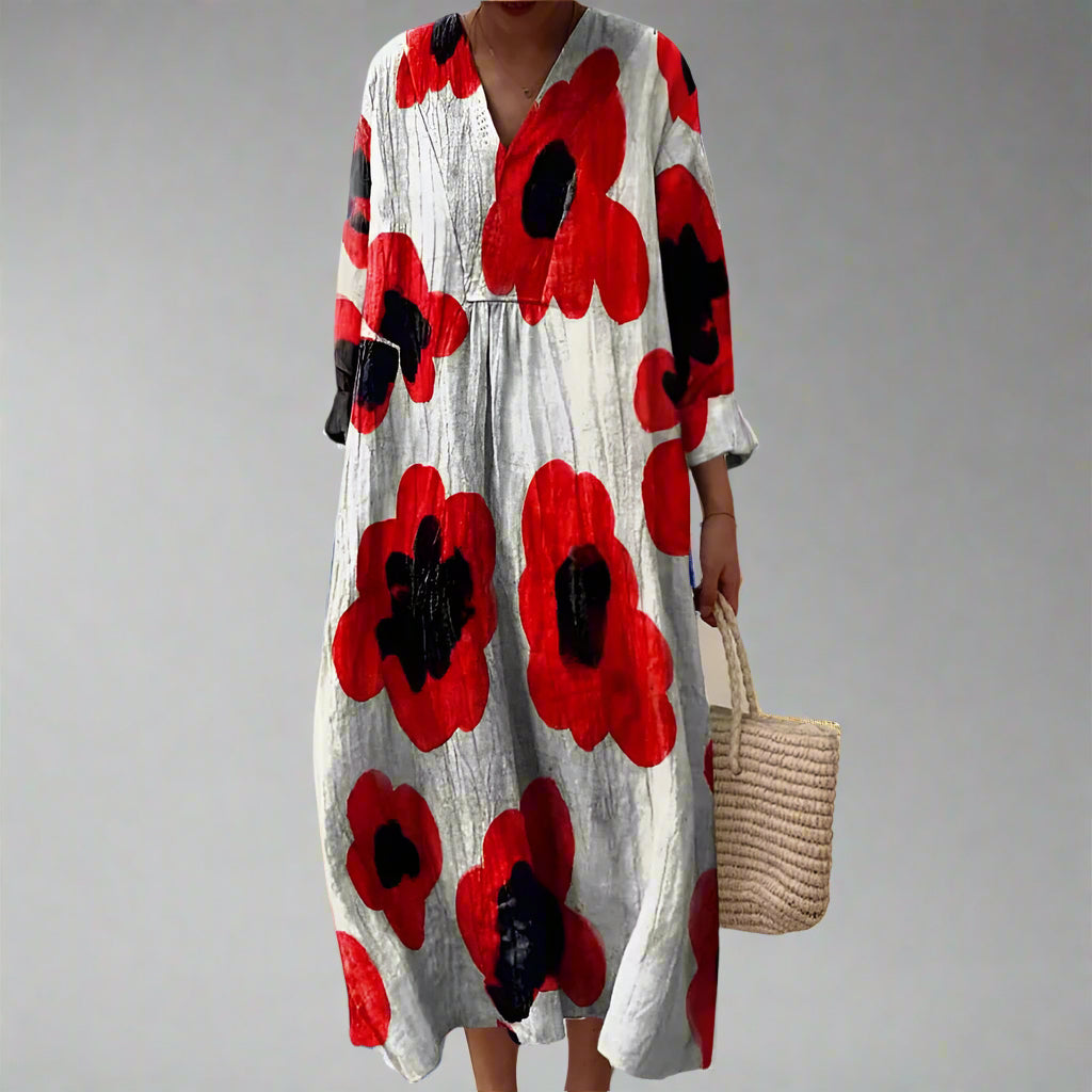 Beth - Elegant Geometric Dress