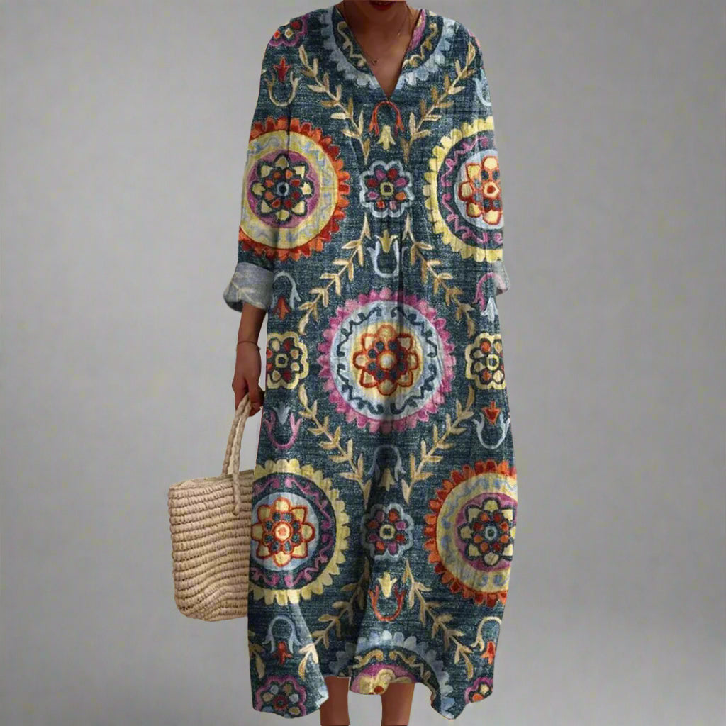 Joanna - Elegant Geometric Dress