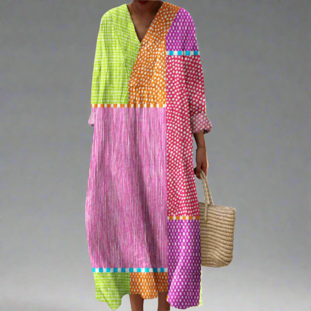 Rebbecca - Elegant Geometric Dress
