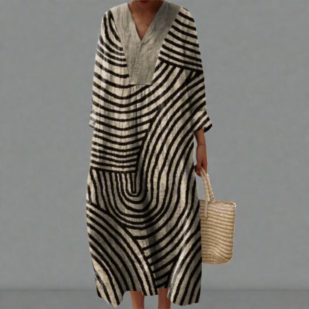 Annie - Elegant Geometric Dress