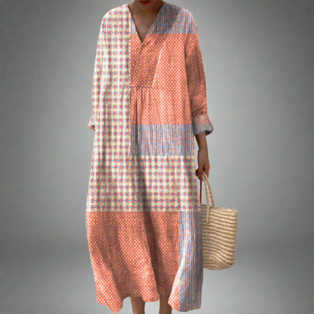Myra - Elegant Geometric Dress