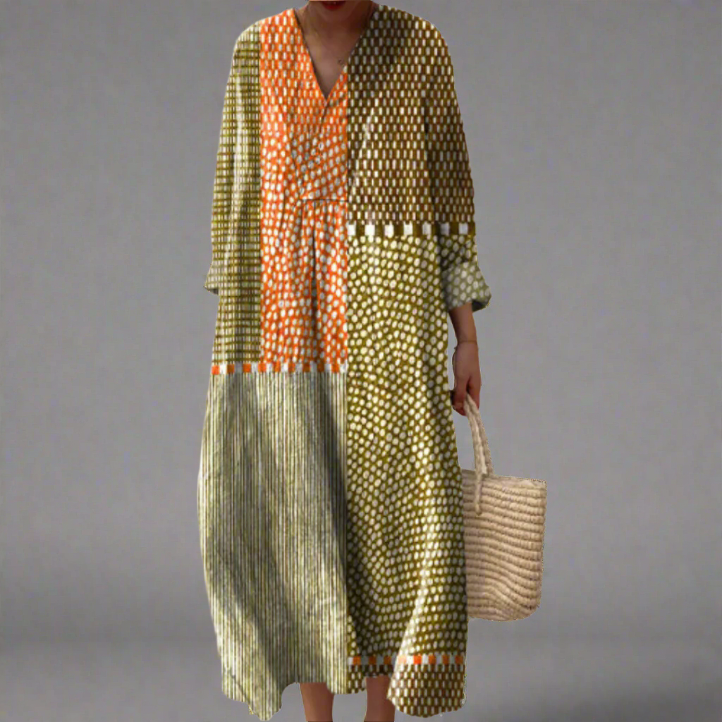 Donna - Elegant Geometric Dress