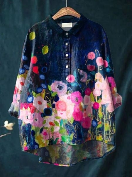 Riley - Floral print blouse