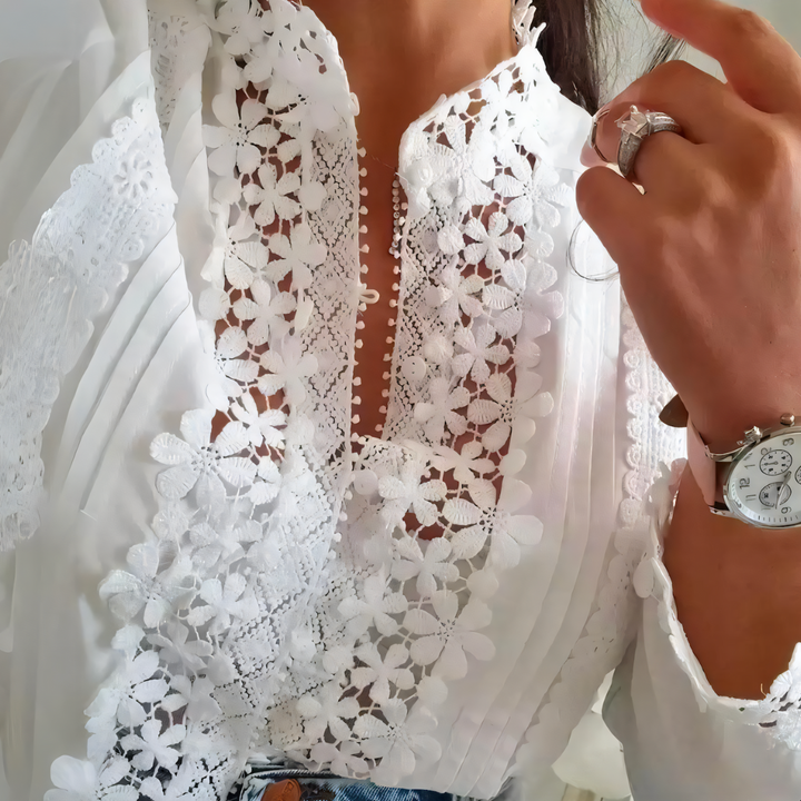 Elena - Floral Blouse