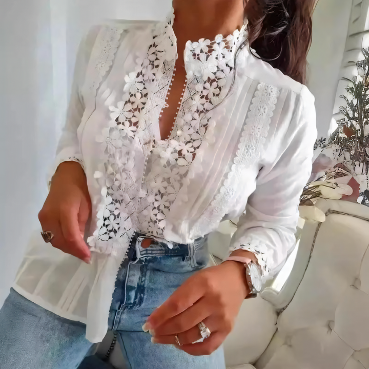 Elena - Floral Blouse
