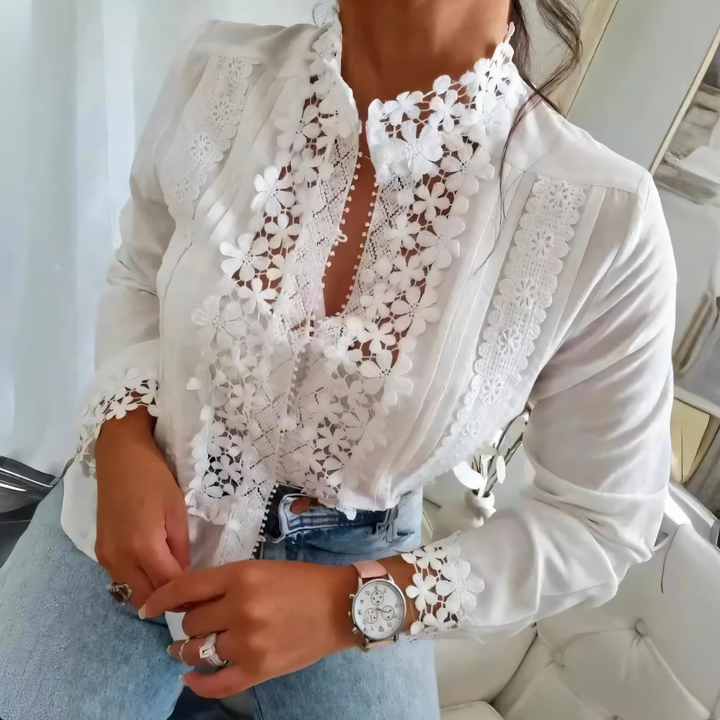 Elena - Floral Blouse
