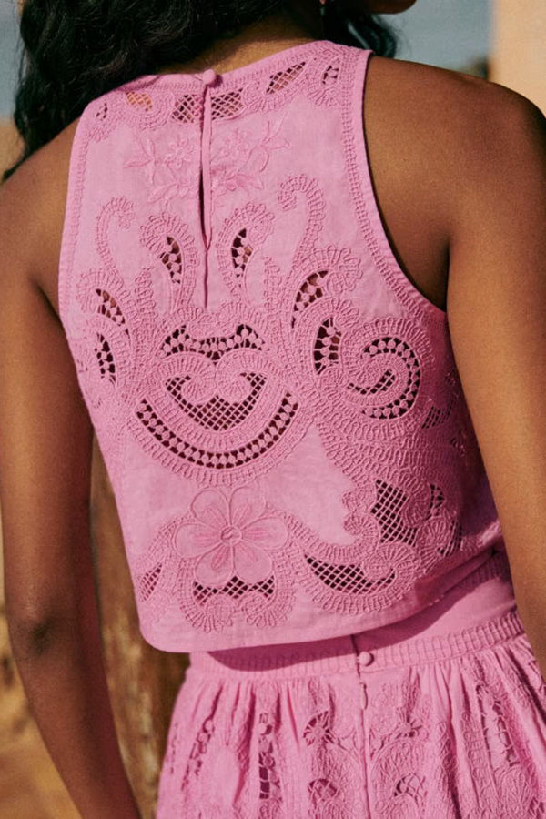 Sabrina - Pink Lace Set