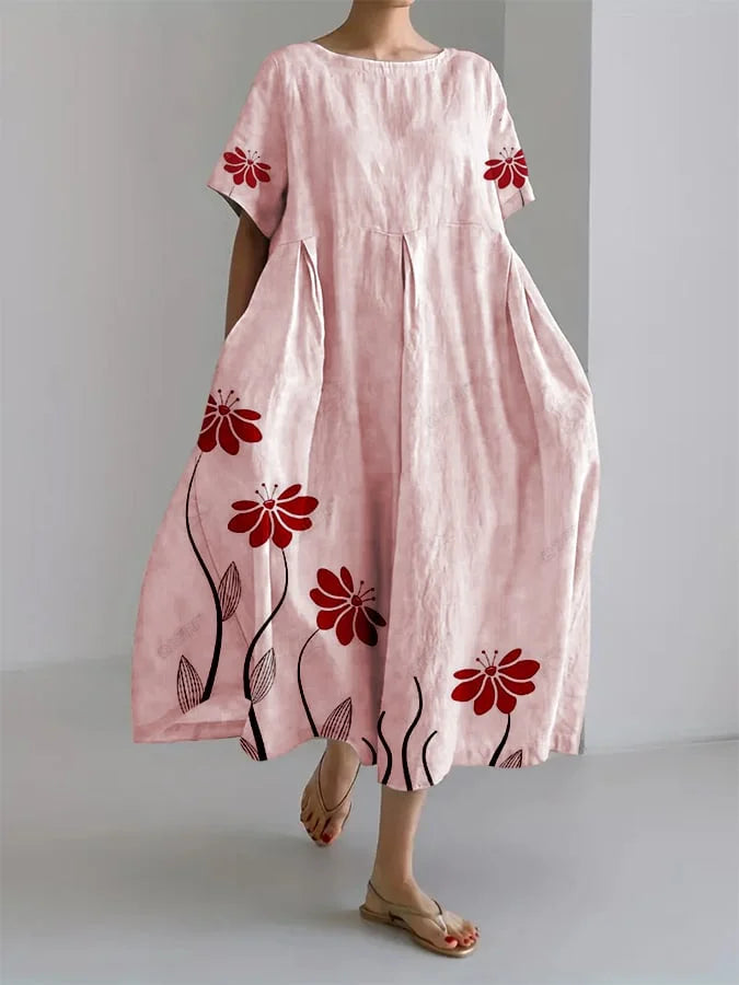 Shirley - Long Floral Dress with Natural Elegance and Maximum Comfort for Every Casual Occasion