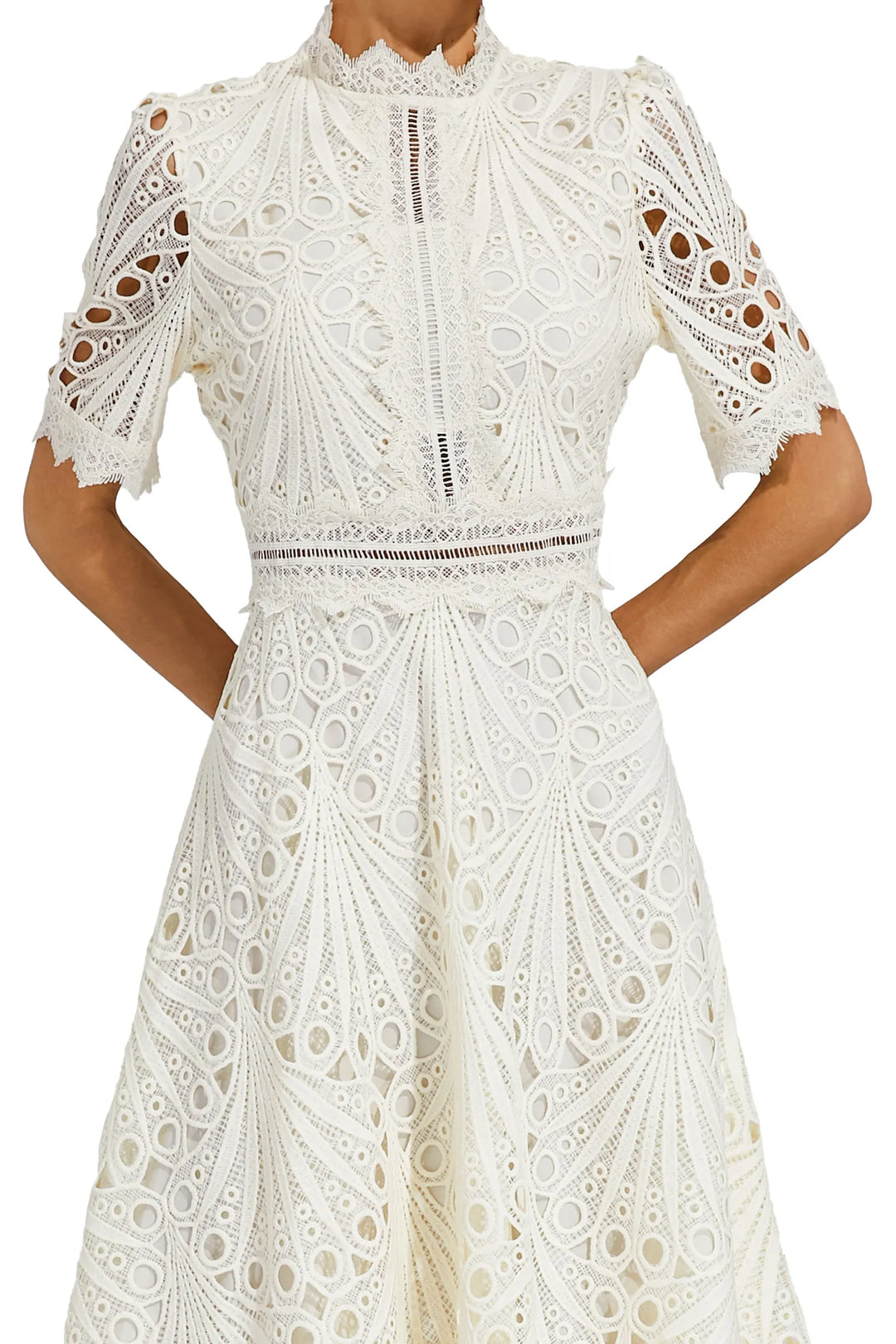 Leigh - Lace Midi Dress