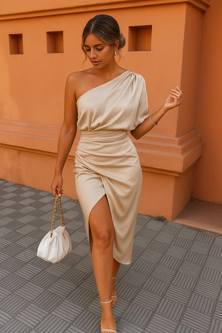 Sadie - Elegant Asymmetrical Dress