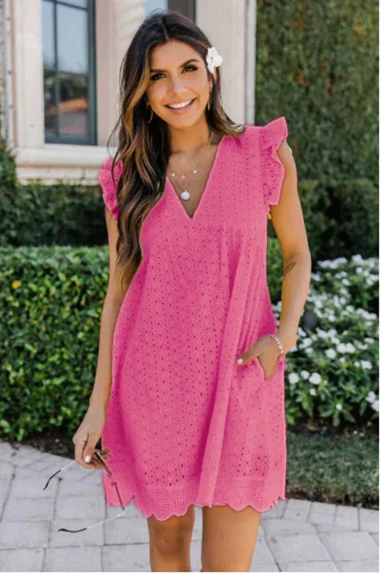 Johanna - Elegant Lace Dress With Pockets
