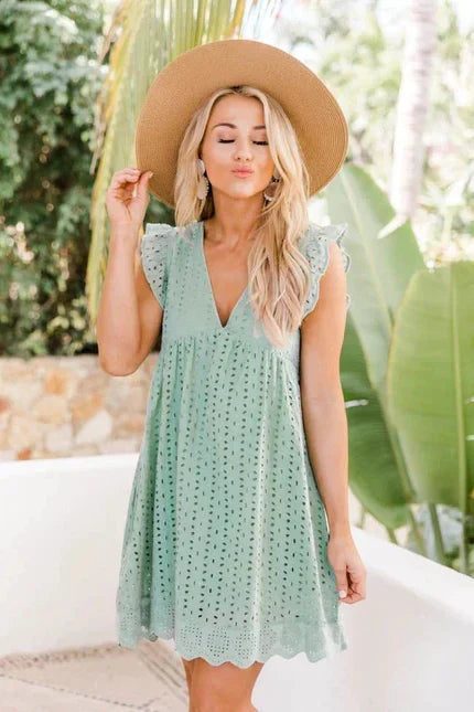 Johanna - Elegant Lace Dress With Pockets