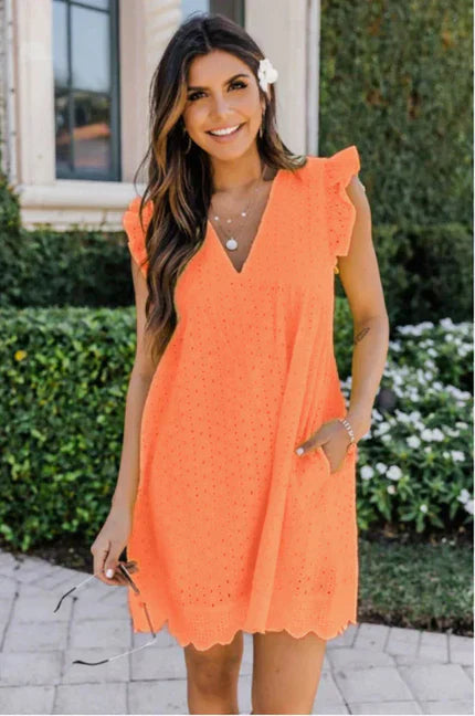 Johanna - Elegant Lace Dress With Pockets