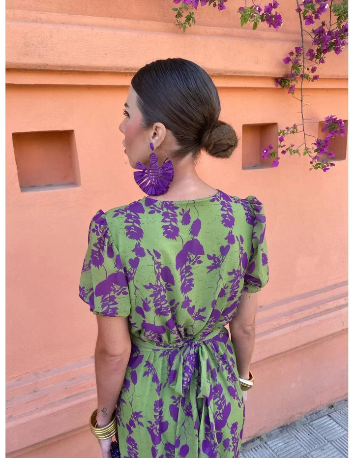 Yvette - Elegant Printed Dress