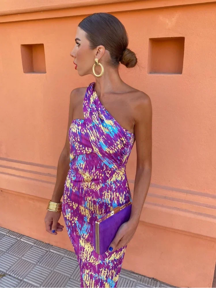 Fay - Elegant One-Shoulder Dress