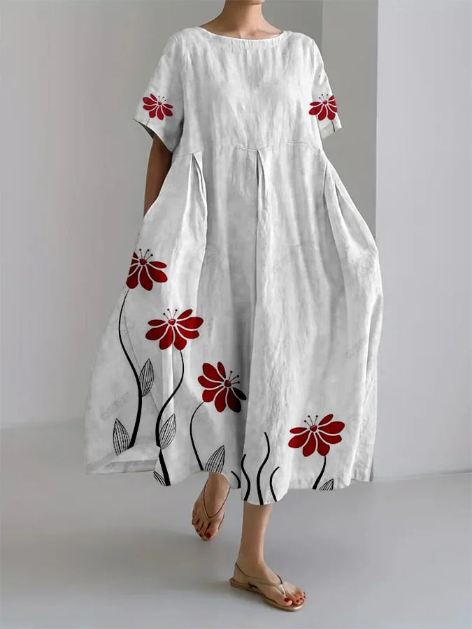 Shirley - Long Floral Dress with Natural Elegance and Maximum Comfort for Every Casual Occasion