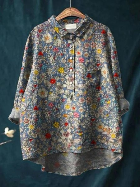 Riley - Floral print blouse