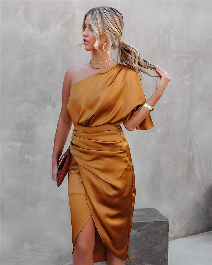 Sadie - Elegant Asymmetrical Dress