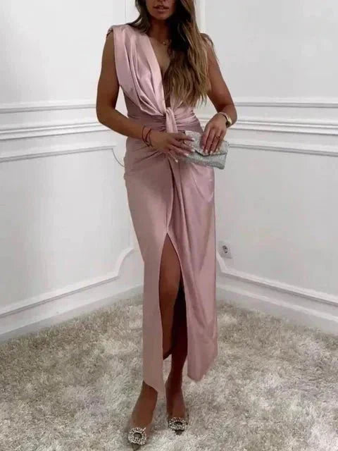 Kara - Elegant Draped Dress