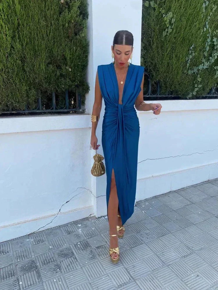 Kara - Elegant Draped Dress